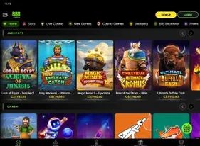 888 casino jackpot list