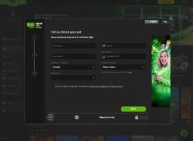888 casino registration and create account