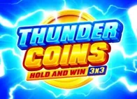 Gaming machine thunder coins